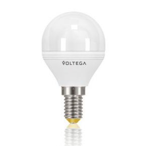 Лампа светодиодная шар 5,7W Е14 2800К VG2-G2E14warm6W Voltega VG2-G2E14warm6W