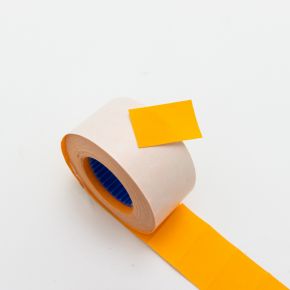Этикет-лента оранжевая TOVEL (прямоугольная) 26х16мм (700эт./160рол.)